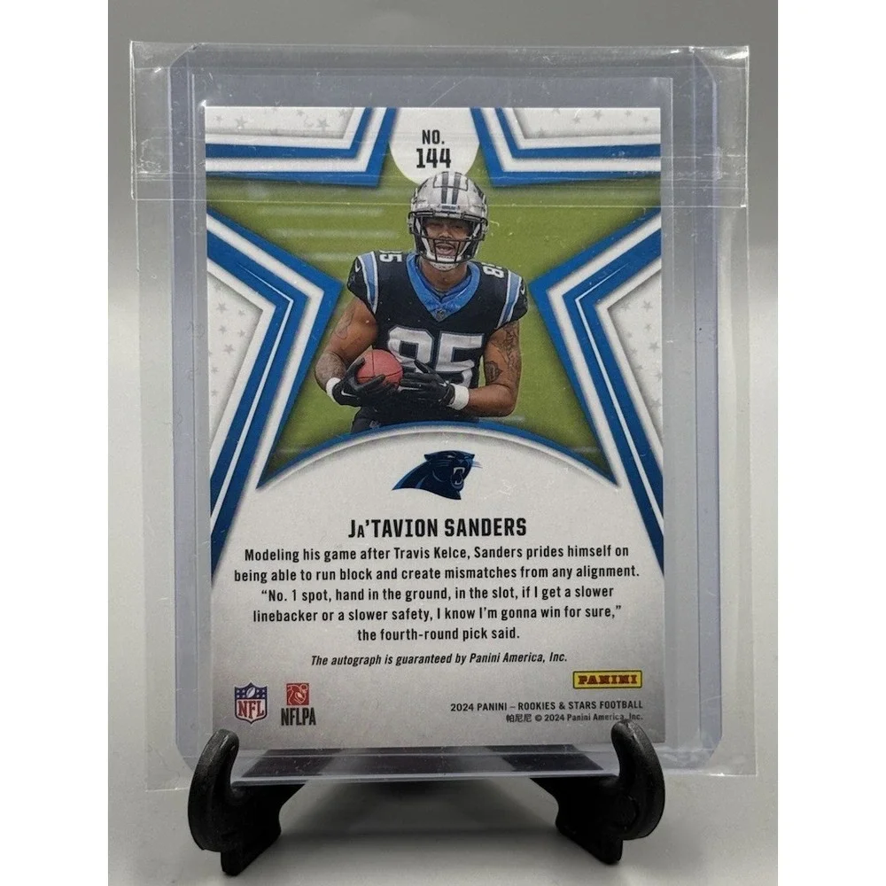 Ja'Tavion Sanders Rookies&Stars Rookie auto‎ /299